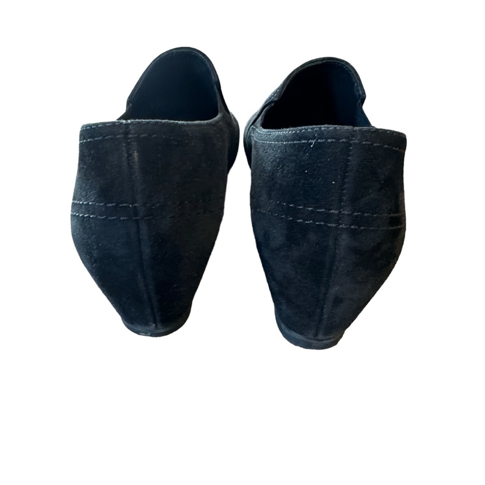 Women’s Paul Green Size 4 (US Size 6.5) Black Suede Hidden Wedge Slip On Shoes - Picture 7 of 11